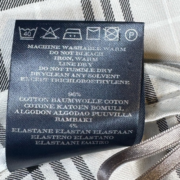 Authentic Burberry Golf Nova Check Plaid Pants Women’s 14 Gray Black - Picture 9 of 10